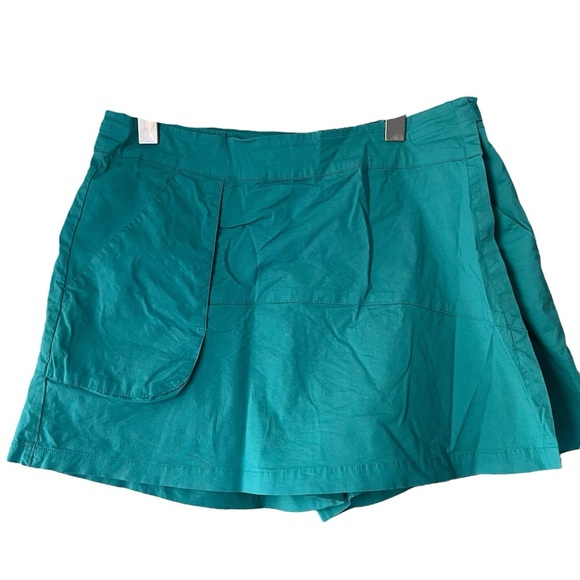 QUECHUA Teal Skort Cotton Size 12 L/XL - Picture 1 of 9